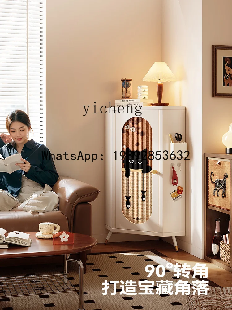 رف كتب عتيق من LYY، رف زاوية لغرفة المعيشة من الأرض إلى السقف، خزانة كتب فولاذية، خزانة زاوية حائطية متكاملة