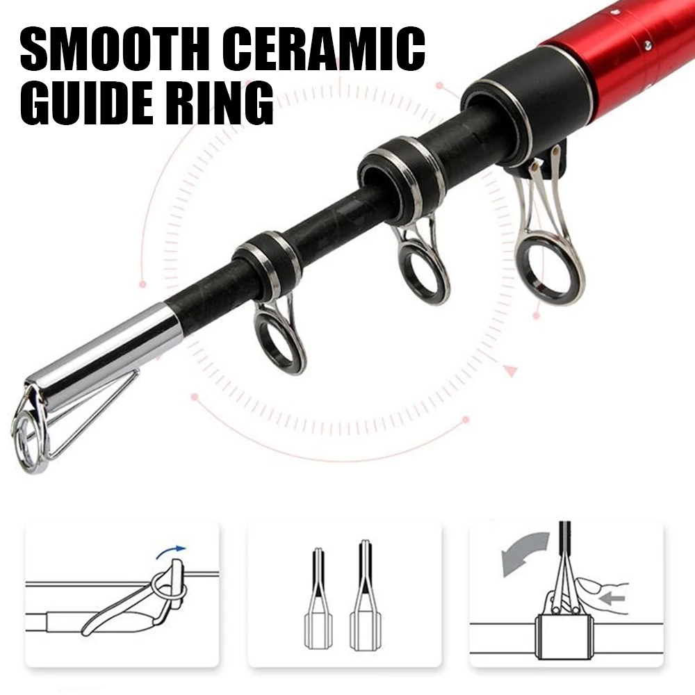 2.7-4.5M Saltwater Heavy Rod Big Game Spinning Rod Superhard Long Distance Throwing Shot Rod Beach Rocks Portable Telescopic Rod