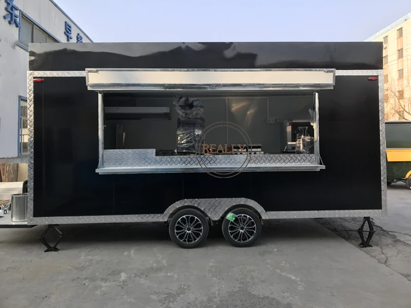 Mobile Smoothie Truck Food Truck Mobile BBQ Trailer Ice Cream Vending Trailer For Sale