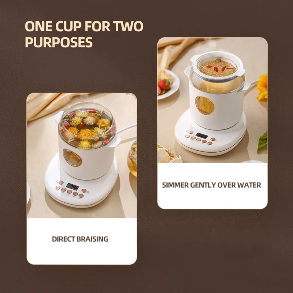 1L التلقائي متعددة الوظائف الصحة الحفاظ على وعاء إبريق القهوة وعاء الحلوى صانع غلاية كهربائية