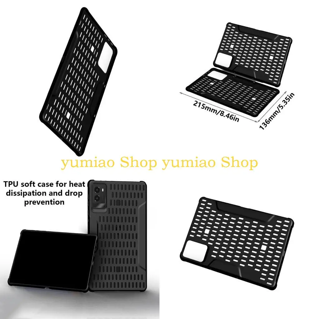 

587b тепловой рассеянный крышка для легиона Y700 2025 Game Tablet Back Case Легкий протектор таблеток Защитник