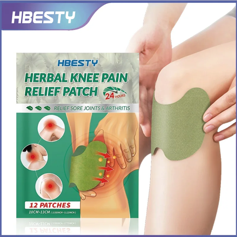 Knee Patches For Discomfort Relief Hot Patches Kit Natural Herbal Body Care Back Plaster Muscle Strain