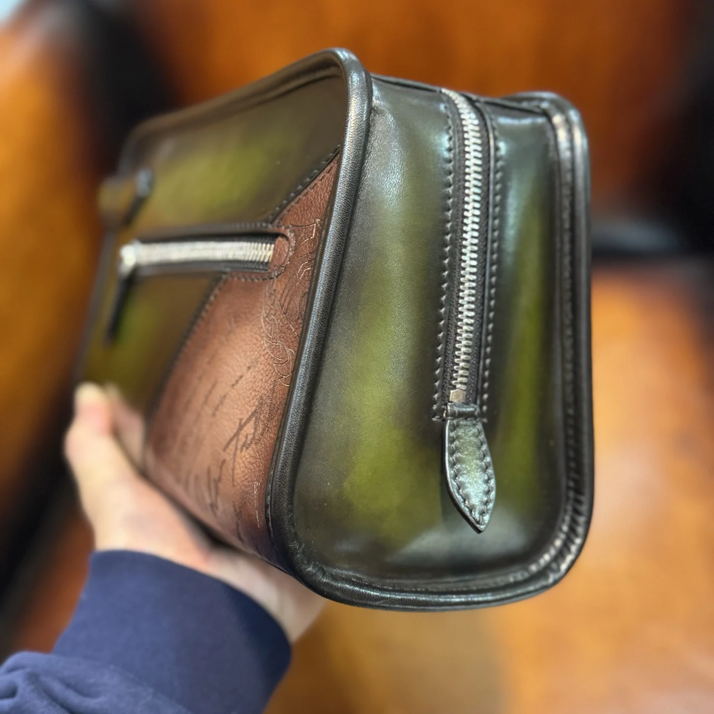 DIMY 2025 Men's Handbag Luxury Handbag Leather Wallet New Large Capacity Handbag Men's Wallet