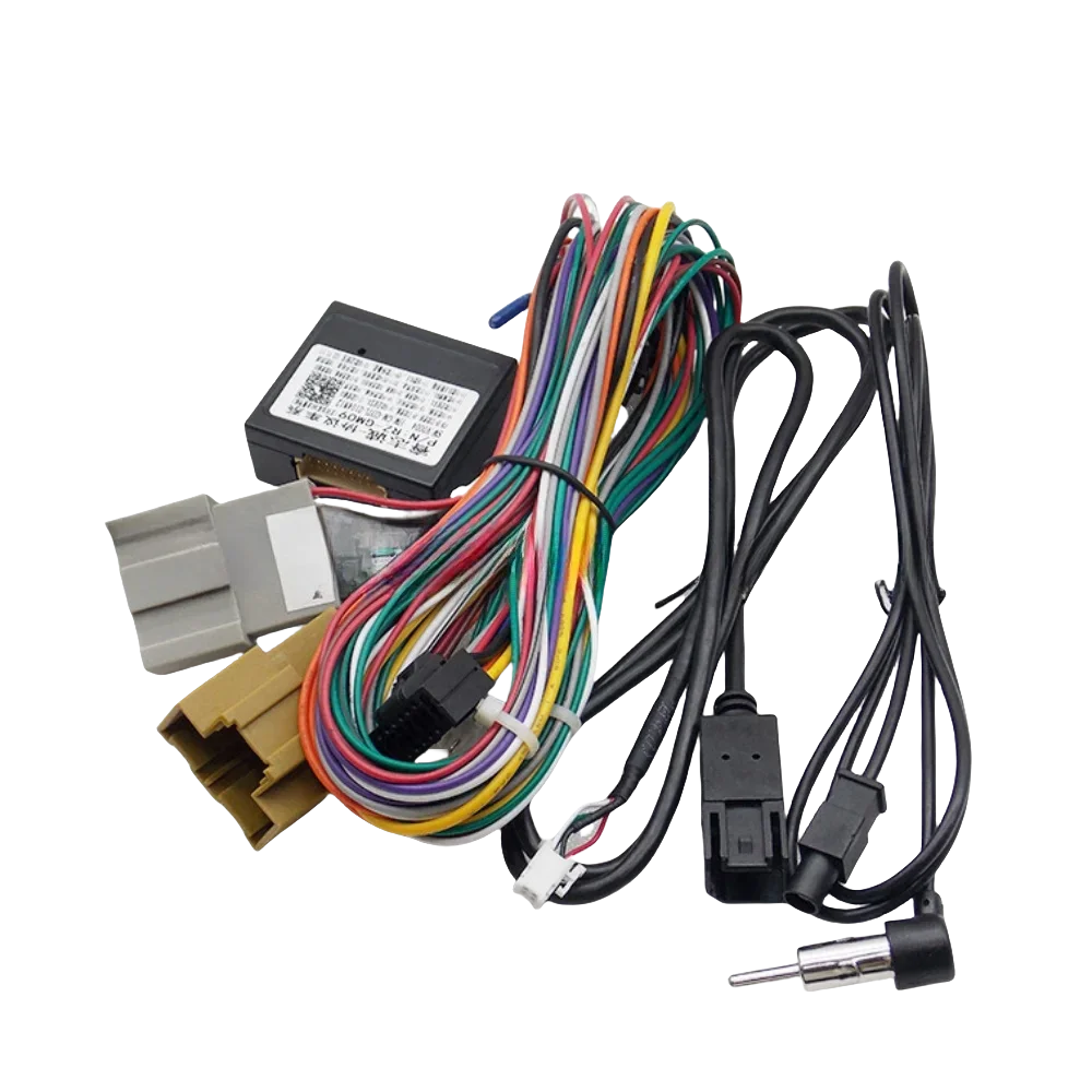 Canbus Box Adaptor Decoder RZ-GM09 With 16 Pin Power Cable For Chevrolet Silverado/ Buick Verano GS 2016 Android 2 Din GPS Radio