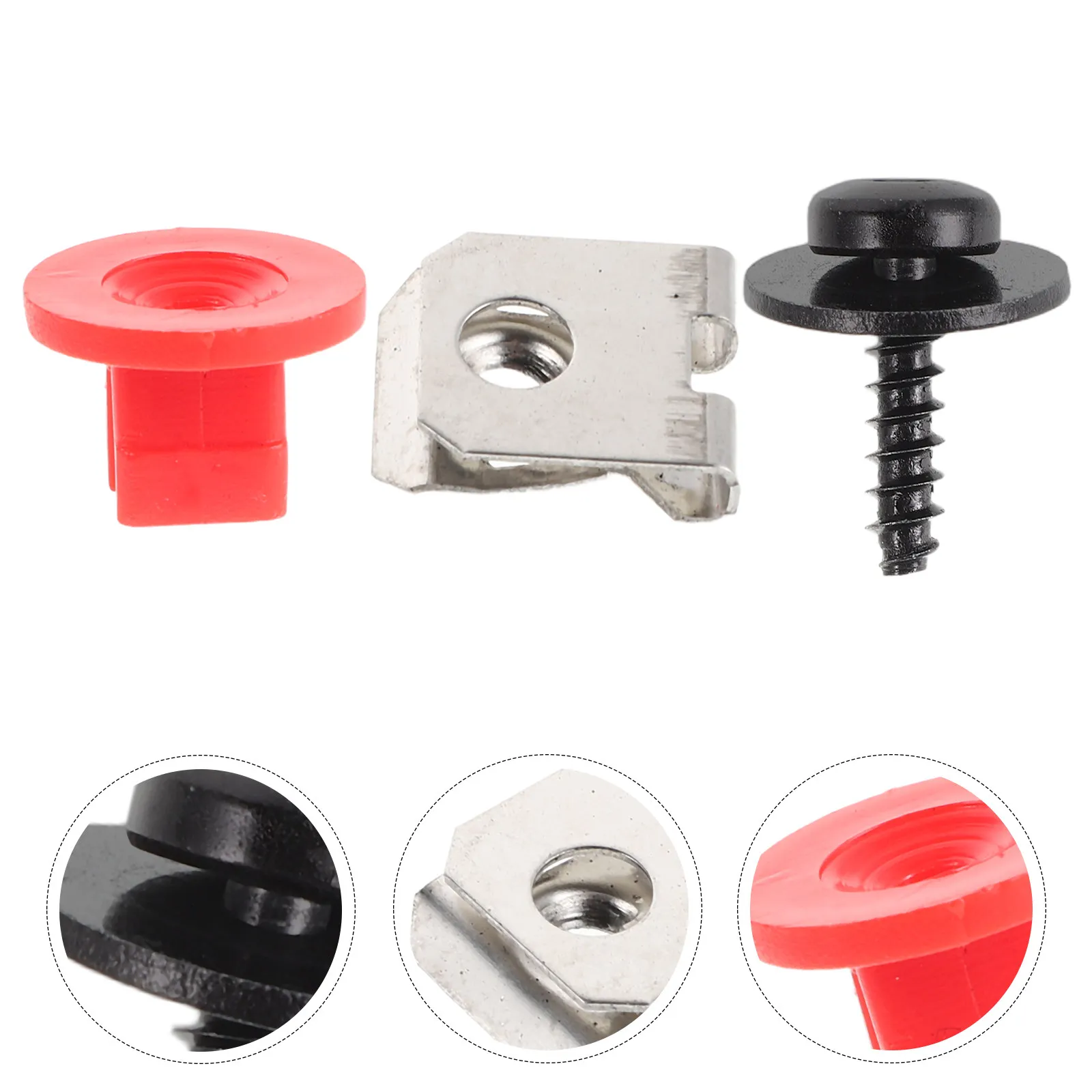20 set Undertray Retainer Bolt Kit Engine Splash Shield Fastener Clips U-Nut Clamps For Automotive Mounting Hardware Engine