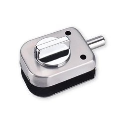 Locks Set Stainless Steel Latch For Glass Door Bathroom Balcony Toliet Door Frameless Lock Door Hardware