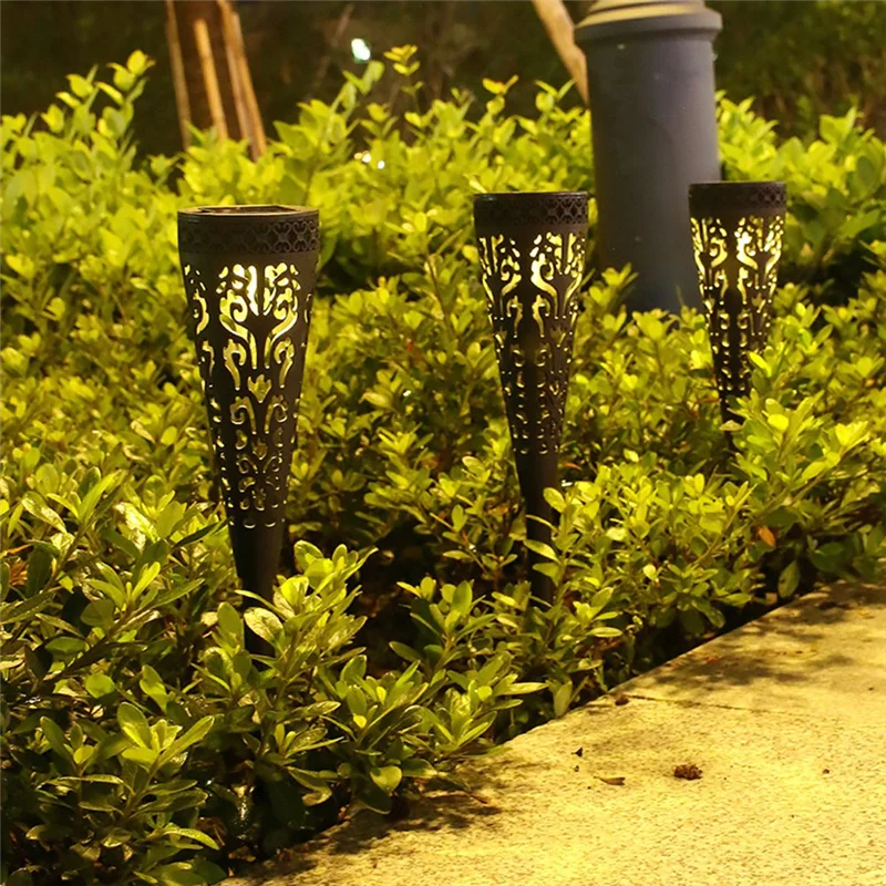 

AEE4-4 Pack Solar Lights For Outdoor Garden Path Patio Solar Garden Lights With Warm LED IP65 Weatherproof Solar Lights Durable