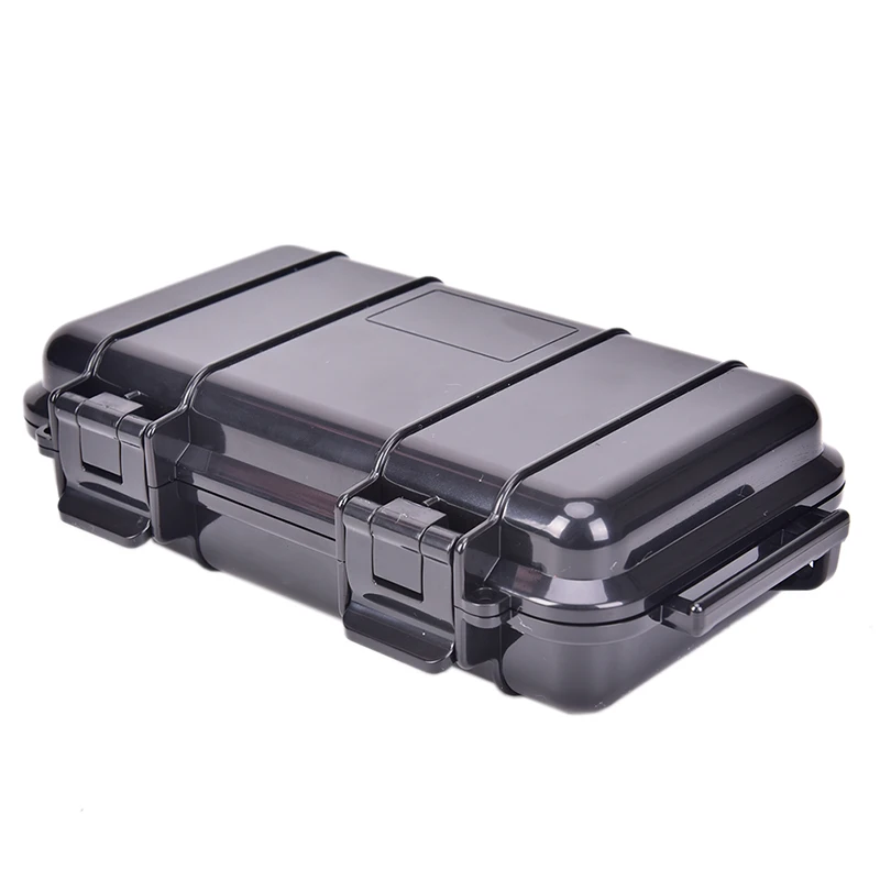 1PC Waterproof Safety Double Lock, Open Cell Nuclear Structure Design Case Tool Box Sealed Equipment Storage Tool Container