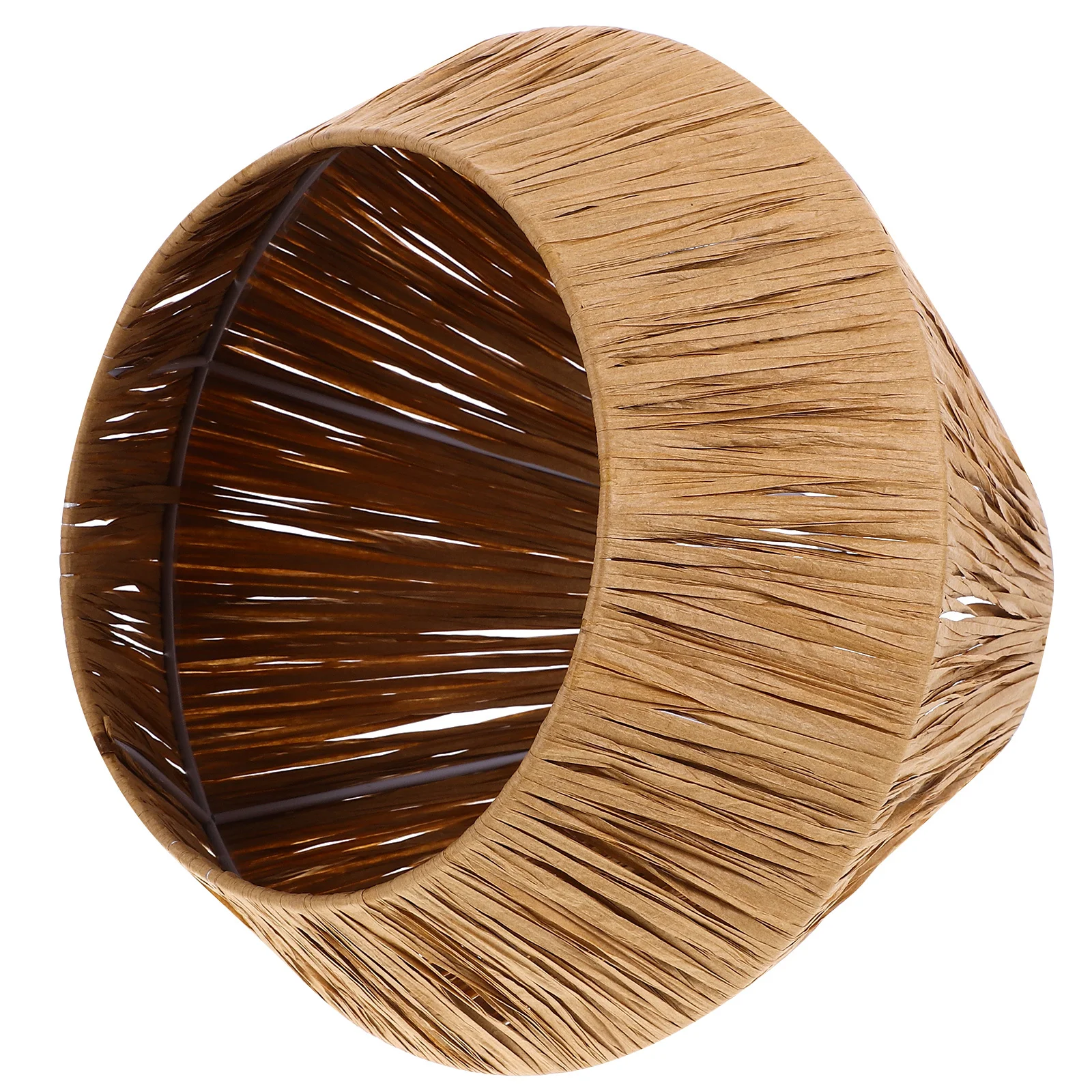 

Абажур из рафии, деревенский тканый дизайн для подвесного потолка, напольная настольная лампа, декоративный светильник в стиле бохо