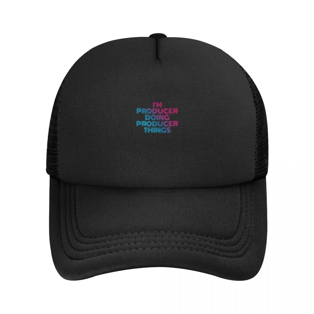 

I'm Producer Doing Producer Things Retro Neon Baseball Cap Rave sun hat Women's Golf Wear Men's