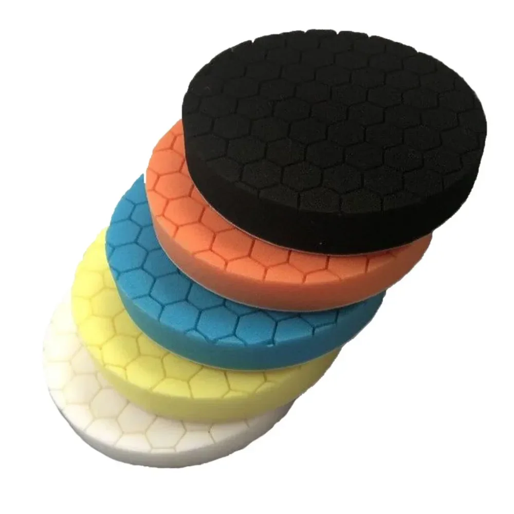 10pcs for  5 Inch /6 Inch Car Polishing Sponge Pads Disc Buffing Wax Polisher Set