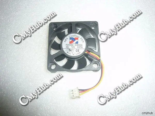 New For ARX FD1240-A3033A DC12V 0.07A 4CM 40*40*10mm 40x40x10mm 3pin 3Wire Bridge Chip Set Cooling Fan FD1240-A3033A