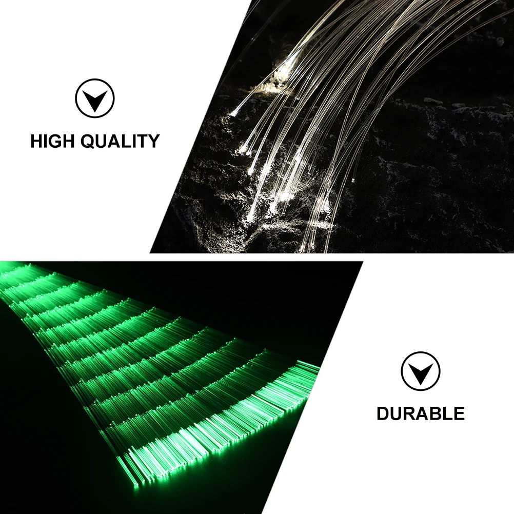 

100Meters 1Mm Plastic Fiber Optic Cable For Light Guiding Safety Waterproof Fixture Pool Spa Sauna Heat Resistant