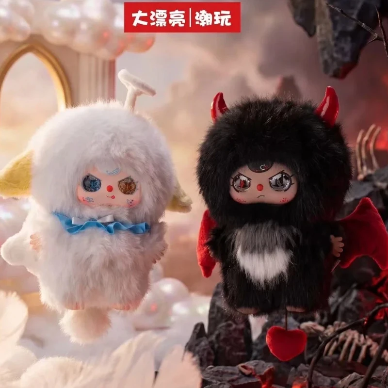 

New 2026 Baby Three 400% Angels and Demons Series Limited Vinyl Plush Blister Pack Toy Figure Doll Collection Birthday Gift