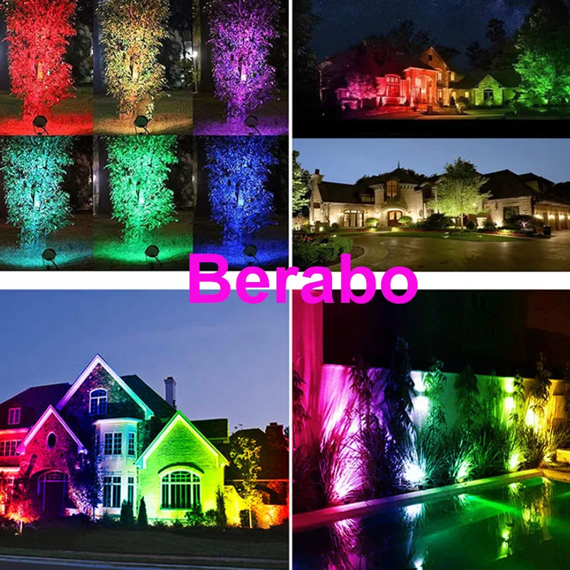 Neue Externe steuerung RGB LED Rasen Lampe COB Licht 20W Im Freien Wasserdichte Pathway Garten Spot Birne Dekor Landschaft Beleuchtung 12V24V – Detail 16