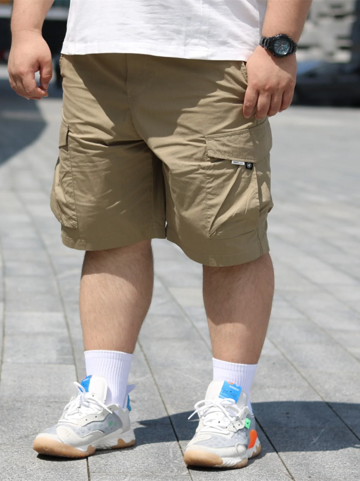 

Летние тонкие повседневные быстросохнущие шорты TRCE с широкими штанинами, четыре цвета, свободный крой, молодежный стиль, городская мода