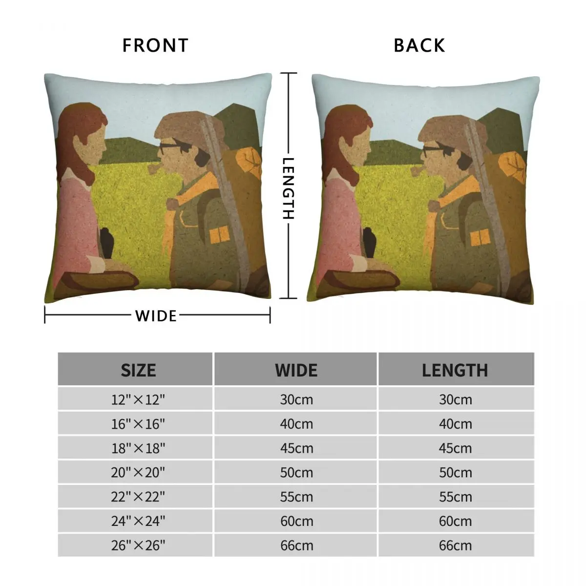 Moonrise Kingdom Were You Followed Pillowcase Polyester Linen Velvet Pattern Zip Decor Pillow Case Sofa Cushion Cover