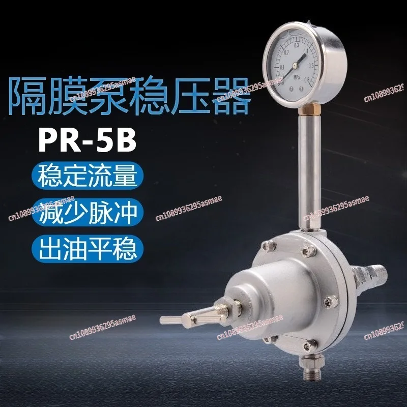 PR-5B Pressure Regulator Valve for Pneumatic Diaphragm Pump, Paint Pressure Reducer & Flow Control