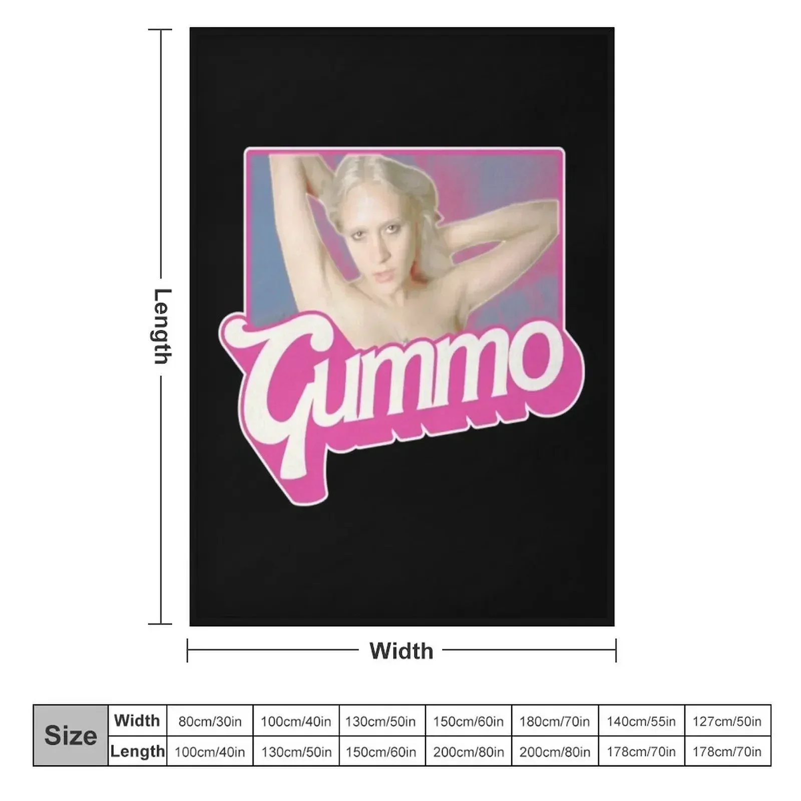 Gummo Throw Blanket couch cozy soft plush fuzzy picnic outdoor blanket