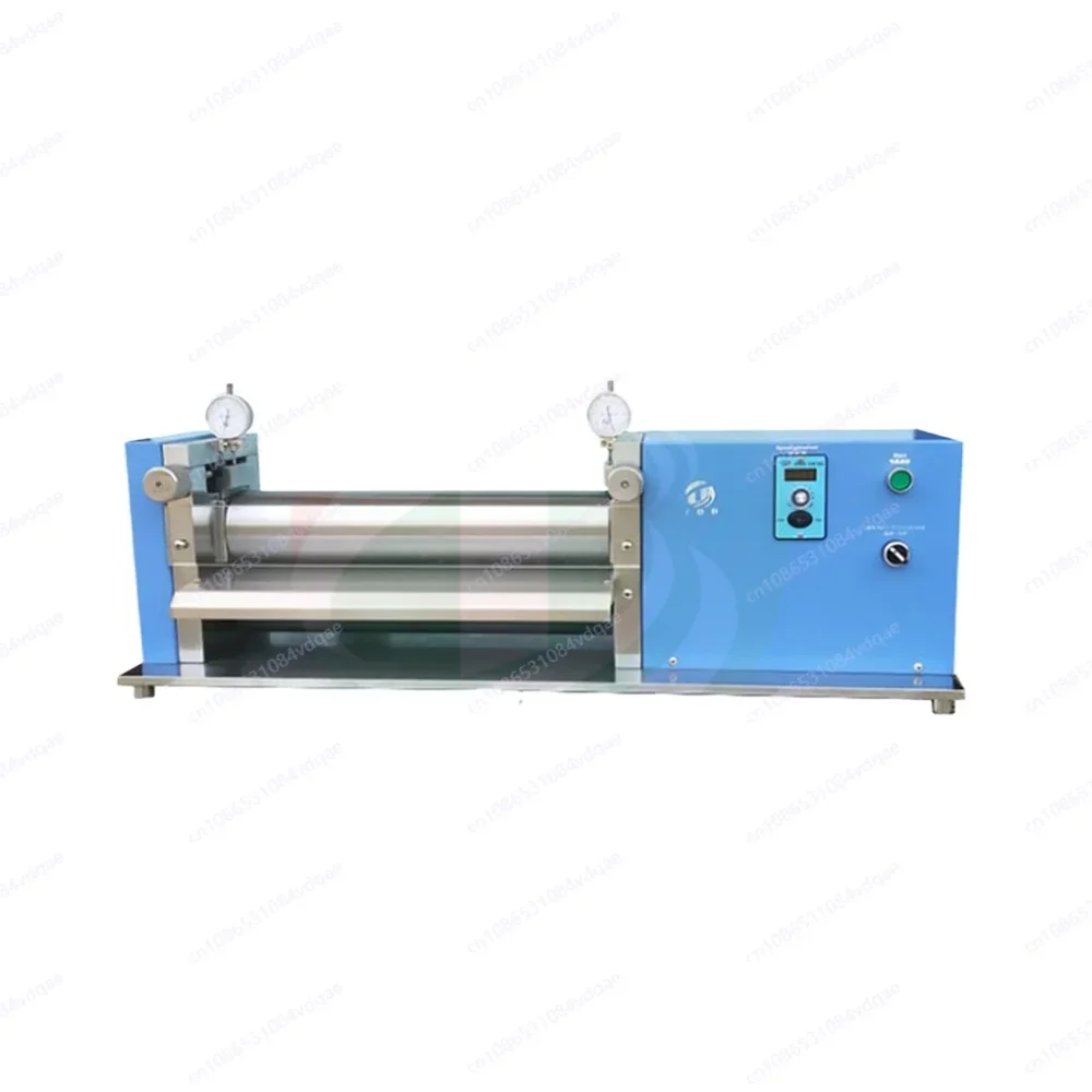 Lab Lithium Ion Bat tery Electrode Roller Press, Laboratory Calendering Machine for Li-Ion Batt ery Electrode Sheet Making