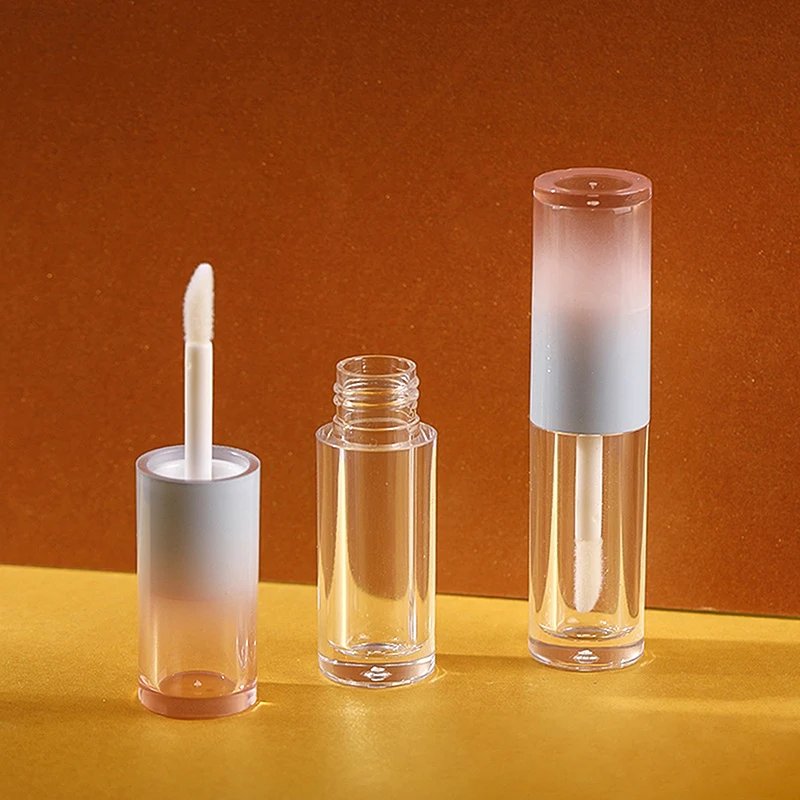 Lip Glaze Bottle Gradient Pink Blue Empty Lipstick Gloss Tube Refillable Bottle Liquid Container Bottle Lipgloss Sample Bottle