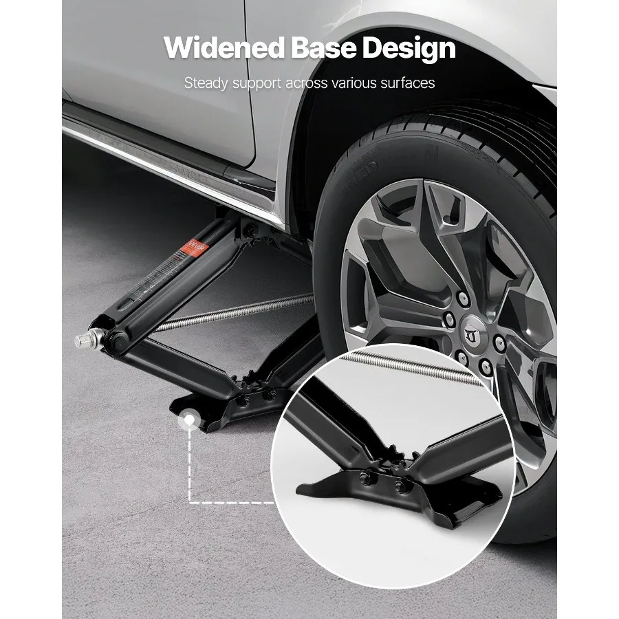 Jack a forbice per camper 5000 libbre 23,4 pollici Jack a forbice livellante per stabilizzatore per camper Set di 2