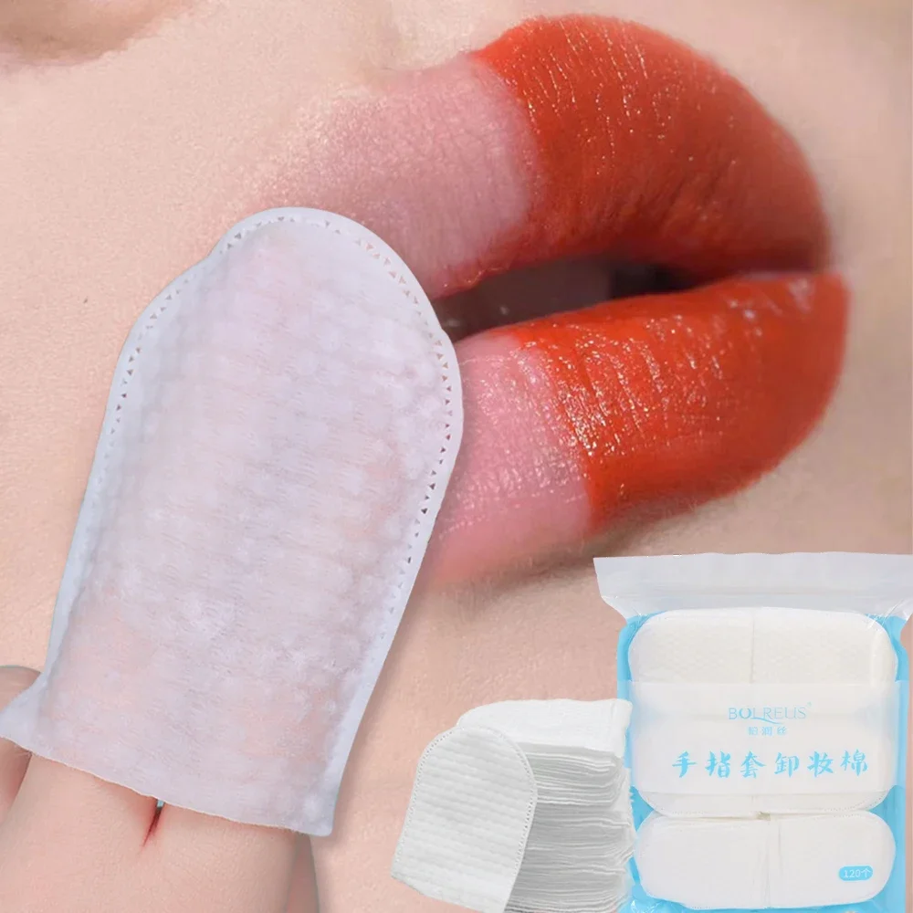 240 Uds. Almohadilla de algodón desmaquillante desechable tela suave no tejida toallita de papel de limpieza almohadilla cosmética toallitas de algodón de maquillaje en forma de U