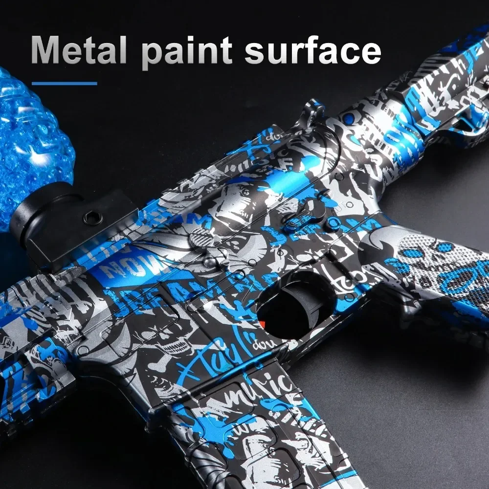 M416 Elektrische Ball Blaster Speelgoedpistool Outdoor Hoge Snelheid Schieten Waterbal Spel voor Team Battles Kinderen Kerstcadeau