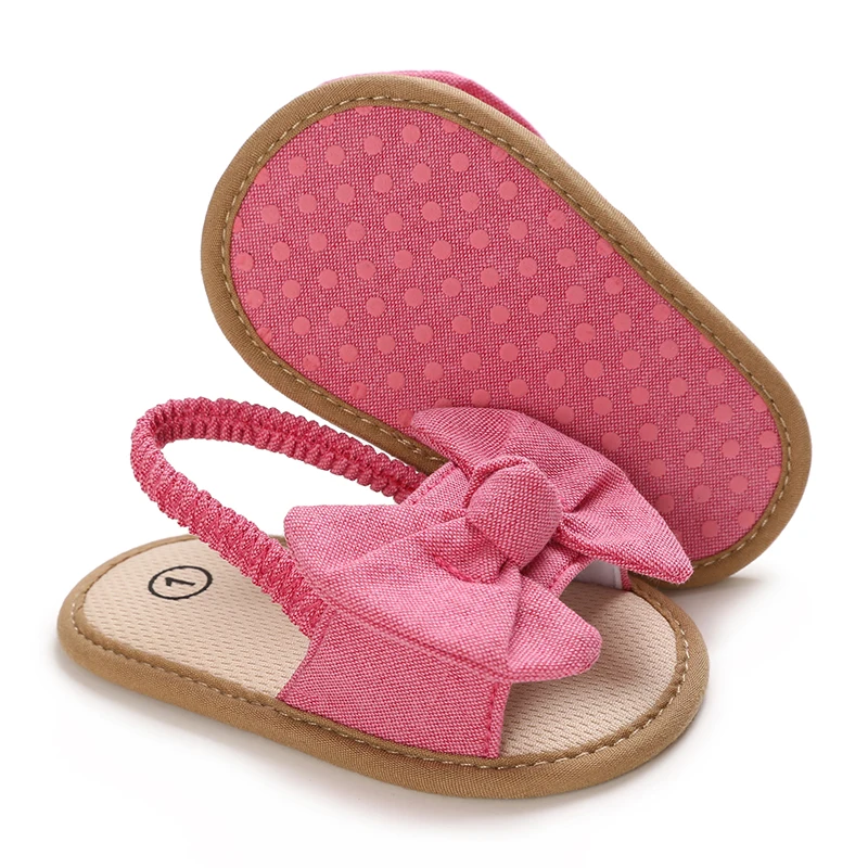 Wearing Baby Shoes For External Wear Non Slip Soft Soled Walking Shoes  Summer Baby Sweet Beach Style Color Sandals