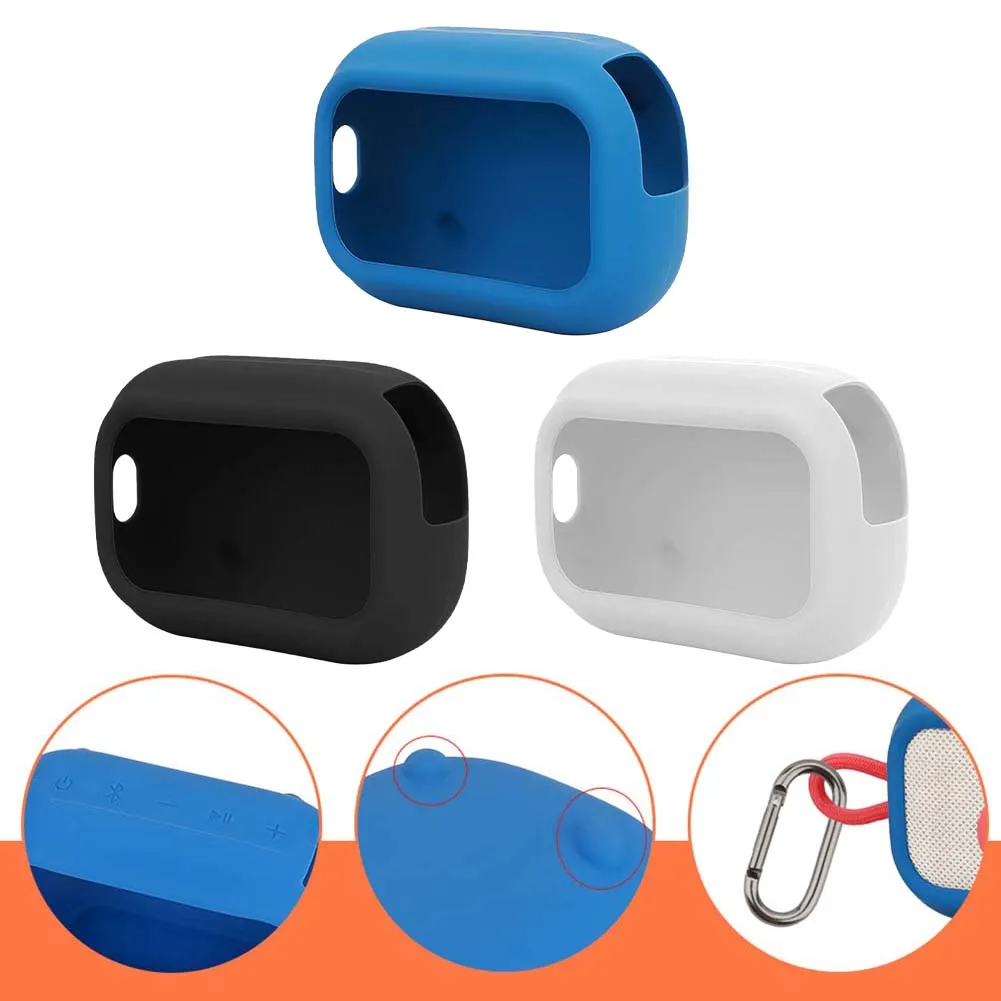 Speaker Cover Case Portable Silicone Protective Sleeve For SoundCore Select 4 Go Speakers Bag Accessories