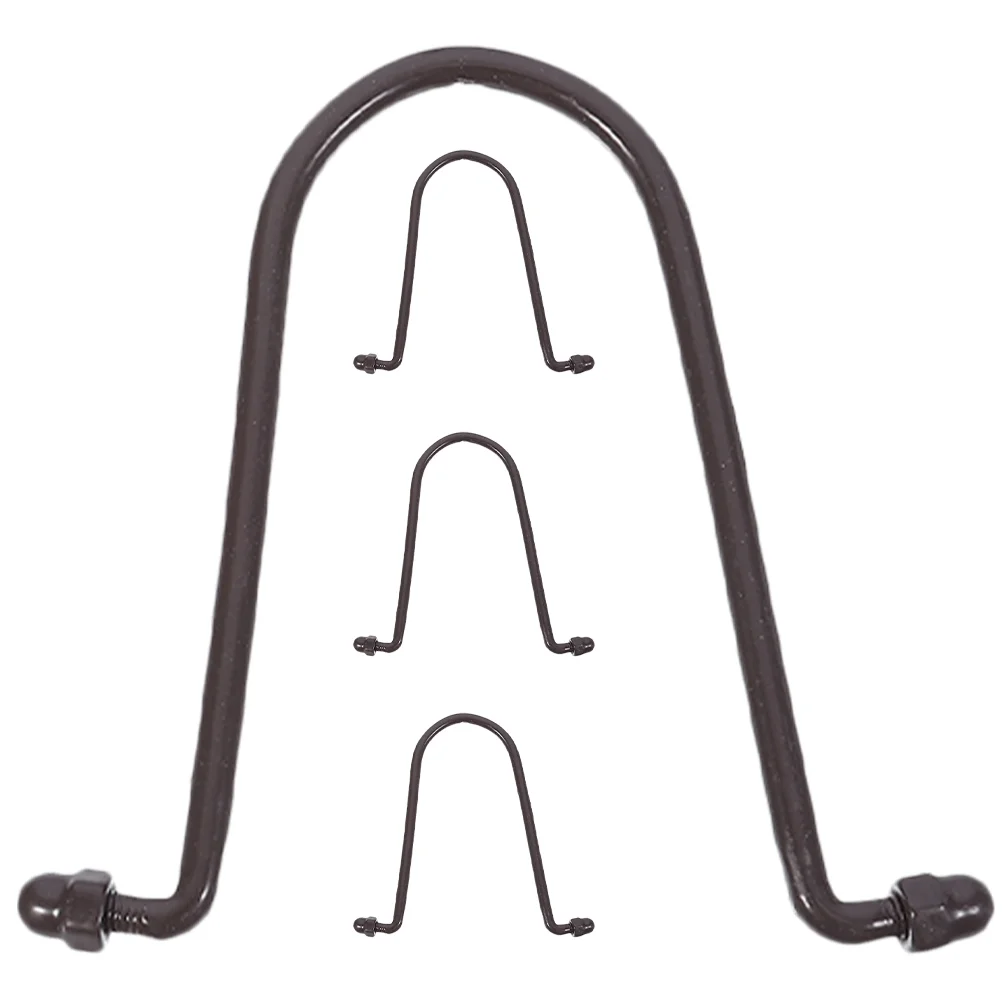 4 pçs corrente de chuva gancho aeroporto windsock adaptador downspout claro favor caixas dreno de metal-para instalar
