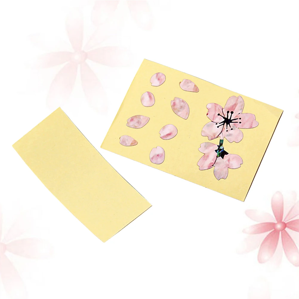 

Cherry Blossom Guitar Sticker Self Adhesive Floral Decal For Ukulele Bass Body Mini Gw07 Removable Reusable Petal Design Easy