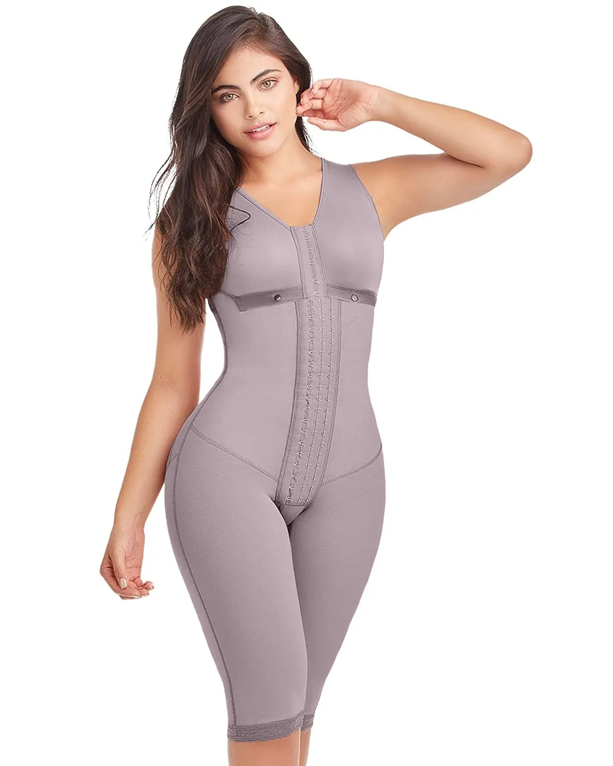 Fajas Colombianas Slimming Underwear Women's Postpartum Shapewear Body Shaper Side Zipper Flatten Abdomen One-piece Shorts