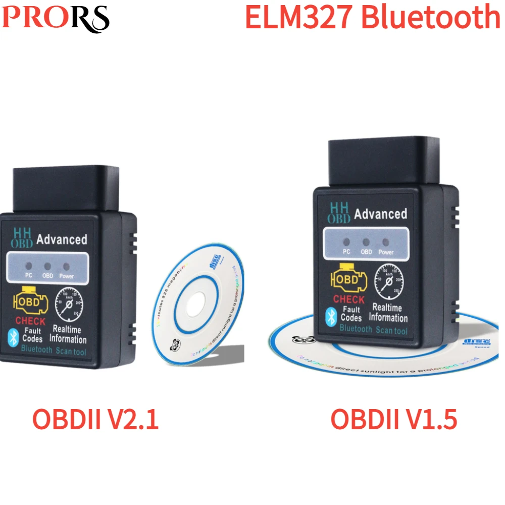 

NEW ELM327 Bluetooth V1.5 OBD2 V2.1 Car Scanner OBDII Automotive Diagnostic Chip Bluetooth Auto Fault Detector Free Express