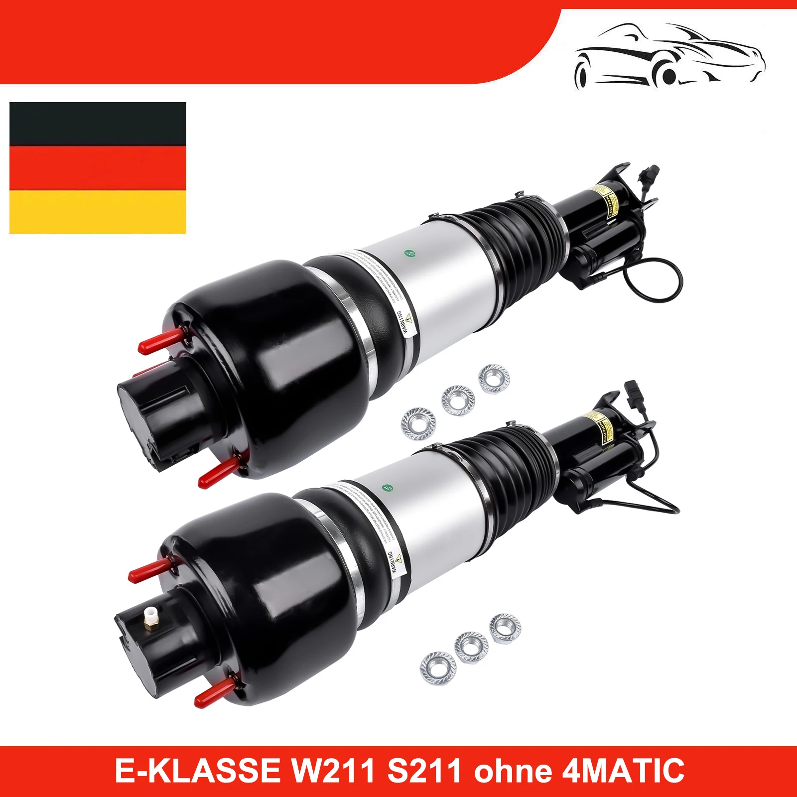 AP02 For Mercedes W219 W211 CLS E-CLASS Front Air Spring Suspension Shock Air Ride Assembly 2113209313 2113209413 set of 2