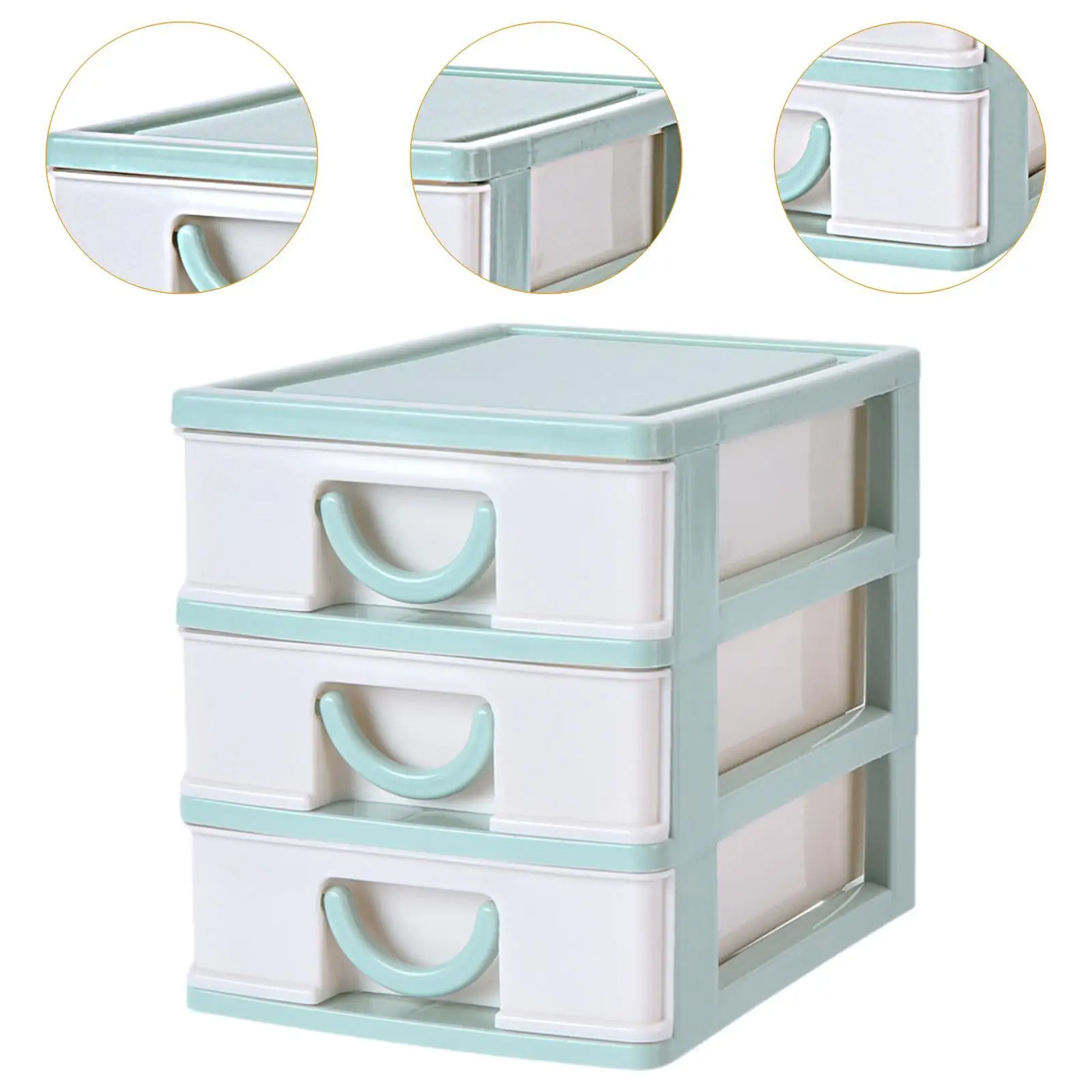 Small Drawer Storage Box Multifunction Portable Desk Accessories Sundries Organizer Desktop Organizer for Home Use Stationery