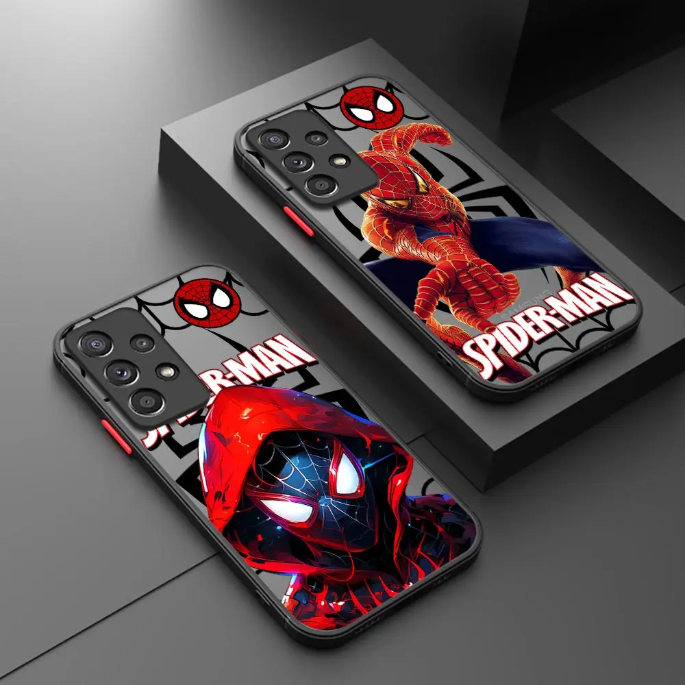 Marvel Venom Spider Man Case For Samsung Galaxy A13 A23 A32 A52 4G A14 A12 A22 A53 A73 5G A71 A51 A72 A33 A12 A42 A21S A03 Funda