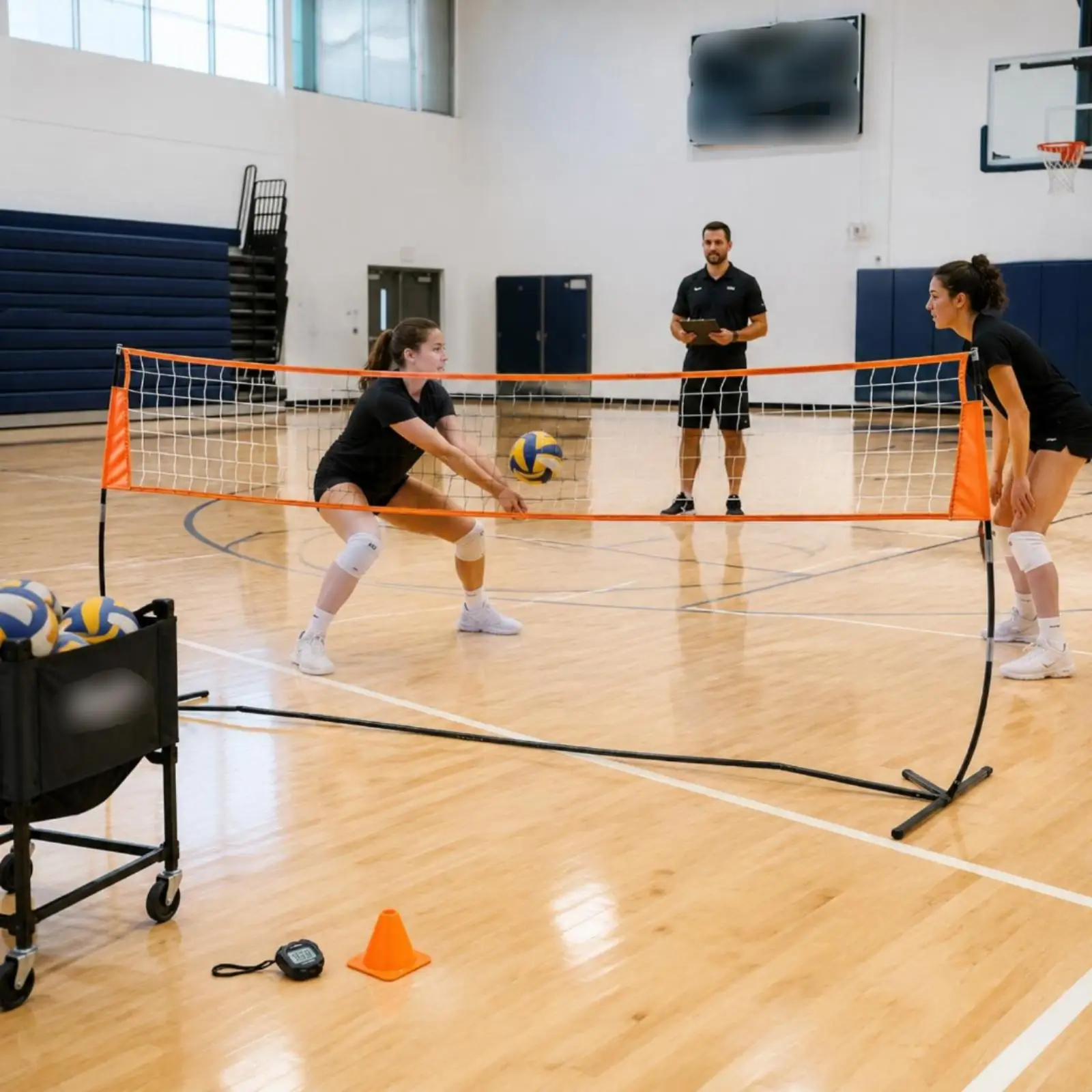 volleyball-training-net-for-indoors-and-outdoors-adjustable-height-durable-mesh-with-stand-for-volleyball-team-practice-sessions