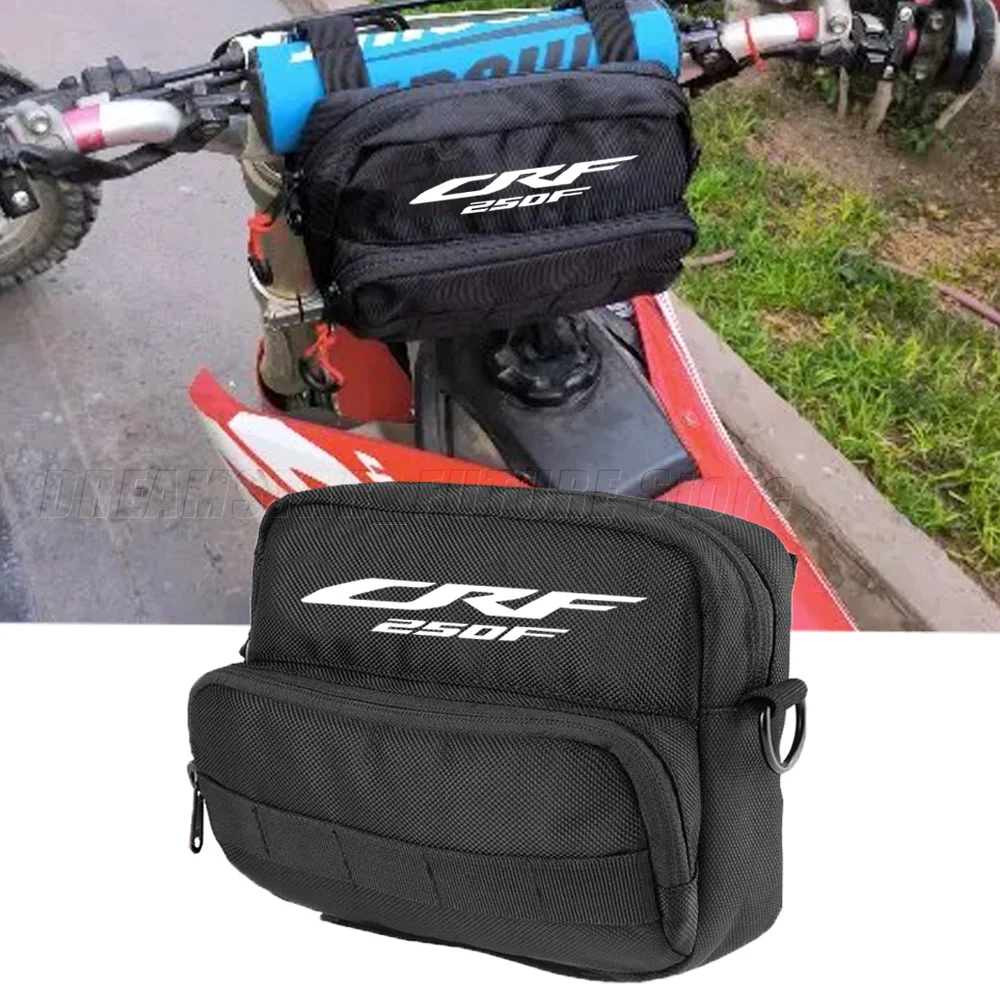 

For CRF250F 2019-2022 Motorcycle Handlebar Bag Shoulder Bag Universal Multifunction Storage