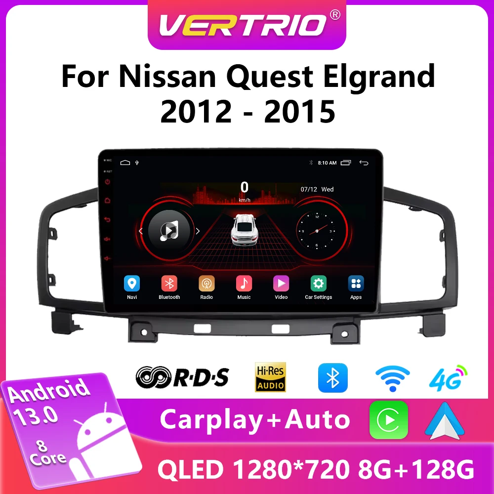 

Android Auto For Nissan Patrol 1997-2005 Car Radio Multimedia GPS Navigation Video radio Player 2din Stereo 4G Carplay DSP