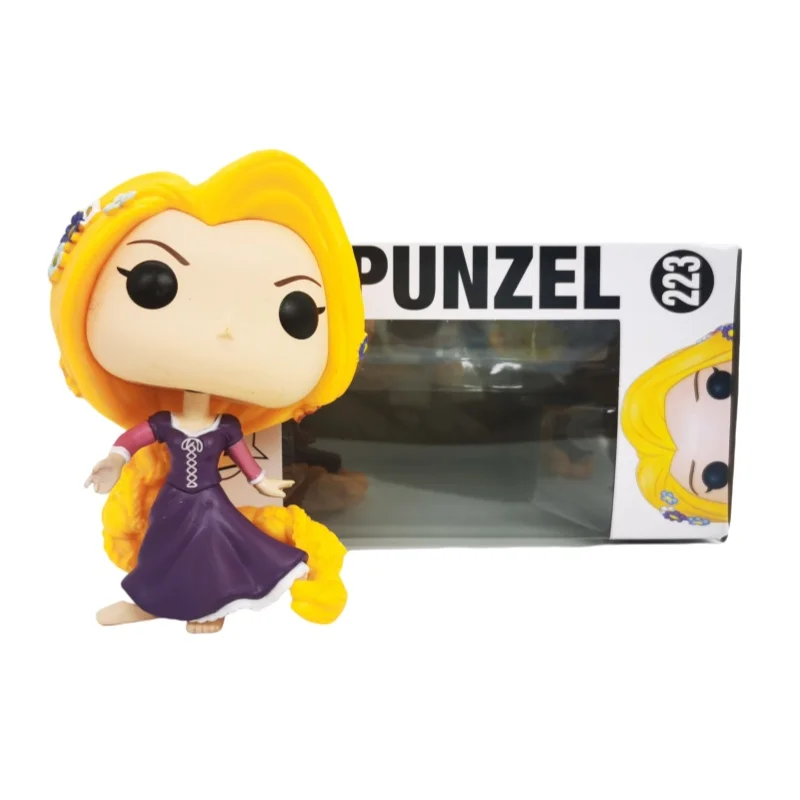 Disney-Muñeca de princesa enredada Rapunzel de alta calidad, decoración de escritorio Funkostyle, figura de acción, juguetes para niños, regalo de Navidad, #223