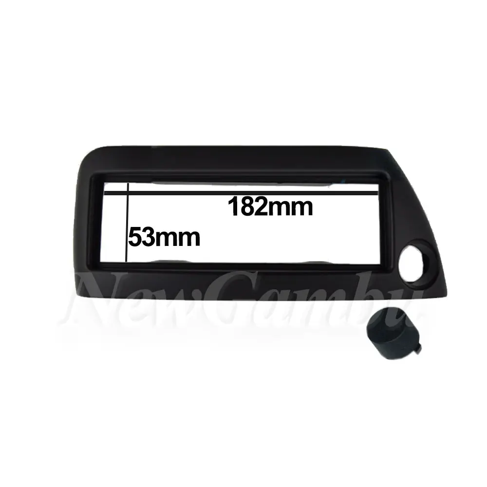 NewGambu One DIN 1Din Radio Fascia fit For FORD Ka 1996-2008 182mm*53mm Frame DVD Player Install Surround Trim Panel Audio