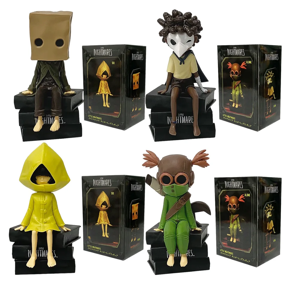 

Фигурка Little Nightmares Six/Mono/Leon в желтом плаще, аниме-фигурка из игры, коллекционная модель, игрушка из ПВХ, подарок для взрослых