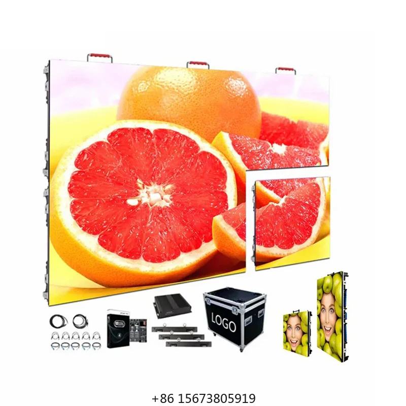 

Rental Led Display Indoor Outdoor Full Color Ledwall P3.9 P3.91 Led Video Wall 500x500mm Die Cast Aluminum Display Screens