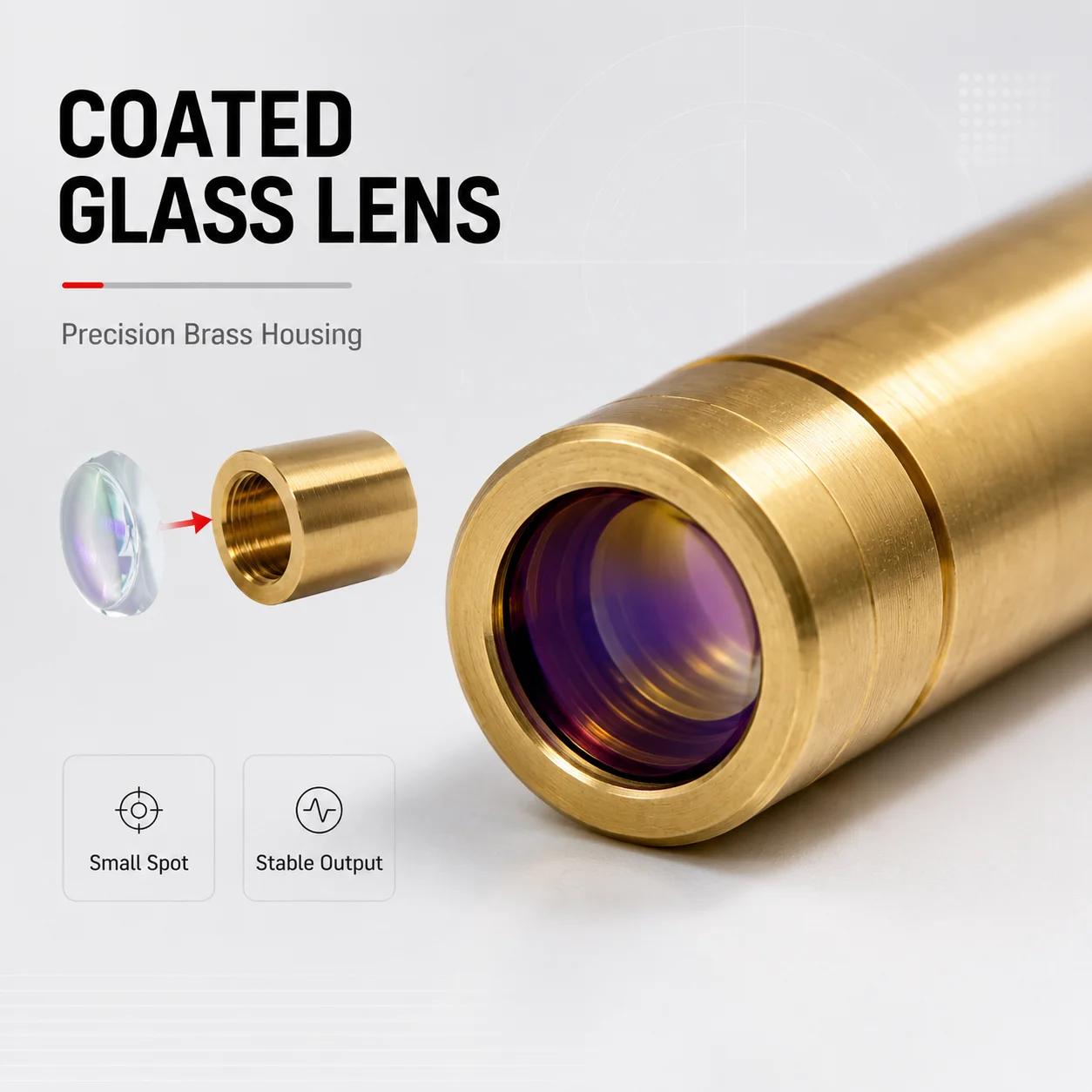 Spot Adjustable Focus Long Range Aiming Tool ZhonNa 850nm 220mW Infrared Laser Module Ultra Small Instrument Accessory Component