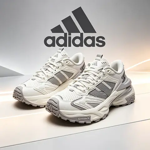 Adidas Official Authentic Men's Cushioned Elastic Backing Running Sportive Leisure Old Man Shoes JQ4083