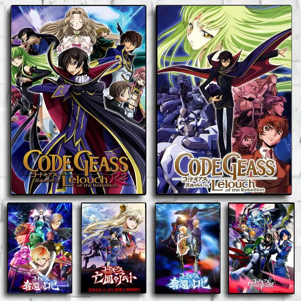 Anime C-Code G-Geass Poster HD Wall Art Print for Bedroom Living Room Office Bar Modern Aesthetic Home Decor