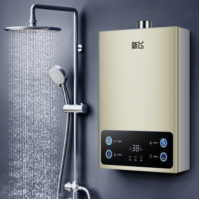 Xinfei Household Gas Water Heater: Constant - Temperature, Strong - Exhaust Type,  with Balanced Pressurization Function