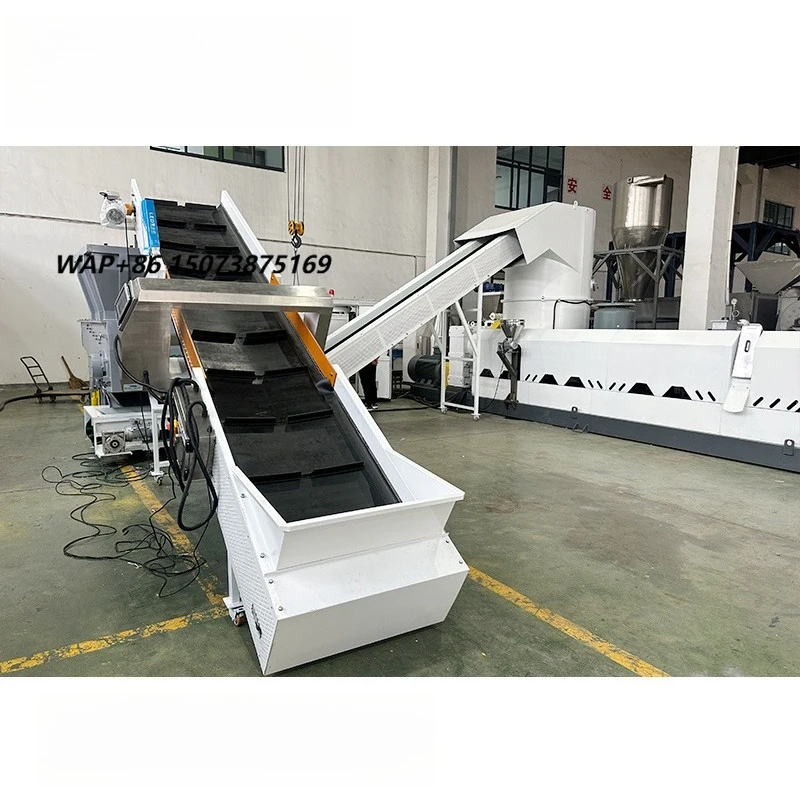 Polyester Yarn PET Fiber Recycling Granulator Plastic Pelletizing Machine