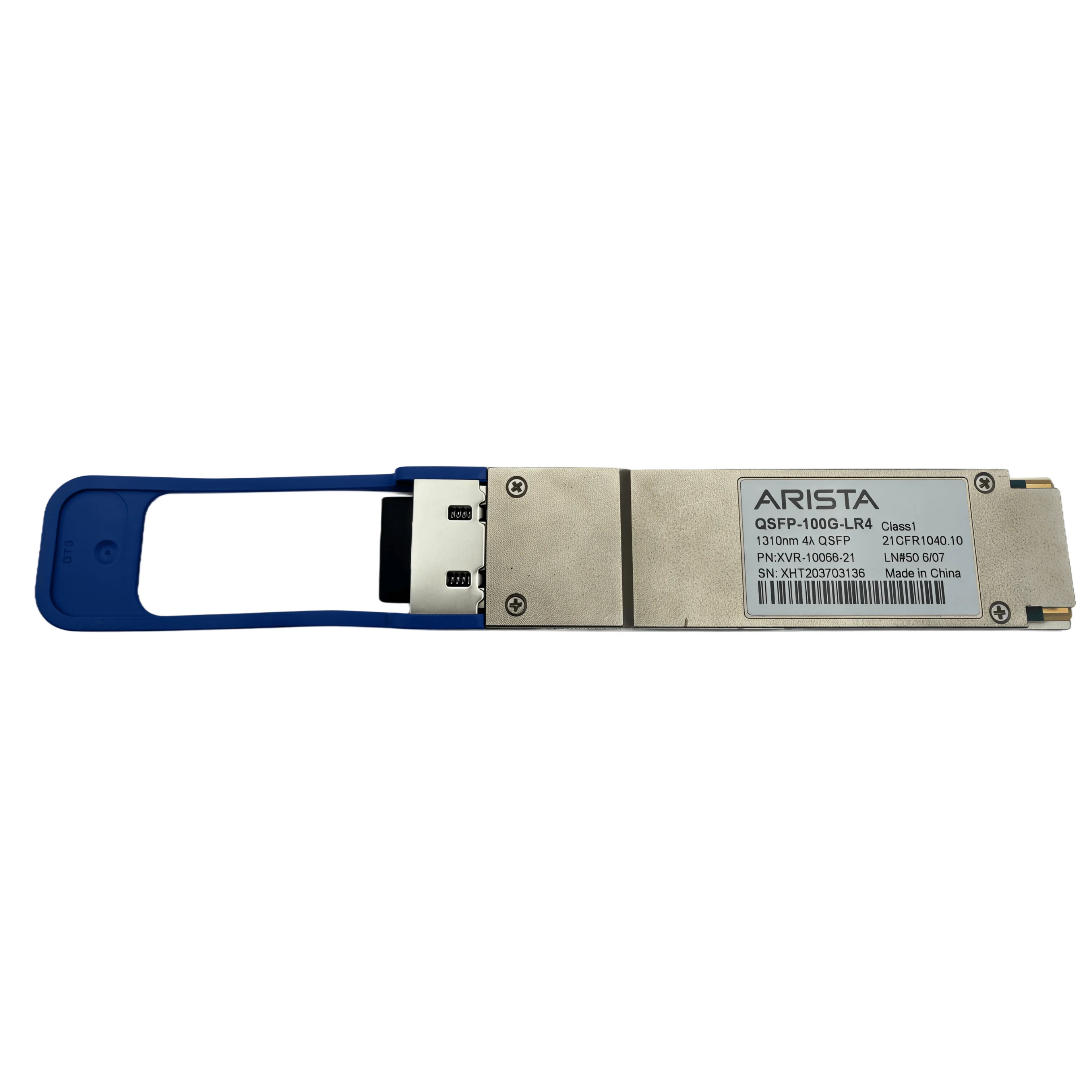 For Arista QSFP-100G-LR4 100G LR4 QSFP28 Optical Transceiver LC Duplex 1310nm 10km SMF DDM Plug and Play for Data Center Switch 3